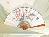 Laden Sie das Bild in den Galerie-Viewer, Chinese Vintage Gift Fan-Hand-painted