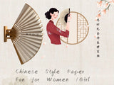 Load image into Gallery viewer, Artisan Hand-Written &#39;All Wishes Granted&#39; Fan | Luxury Jade Bamboo &amp; Slender Gold Calligraphy