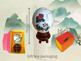 Load image into Gallery viewer, Ostrich Eggshells Carving-The Four Noble Plants