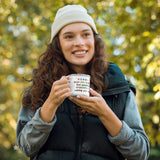 Load image into Gallery viewer, 12 oz - Enamel Camper Mug - Never stop trusting that something WONDERFUL is coming your way.