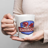 Load image into Gallery viewer, Latte Mug 12Oz - American football